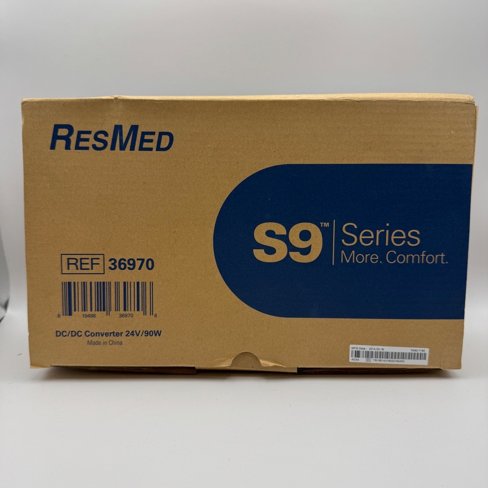 ResMed S9 Series Ref 36970 DC/DC Converter 24V/90W Travel Power Cord Adapter